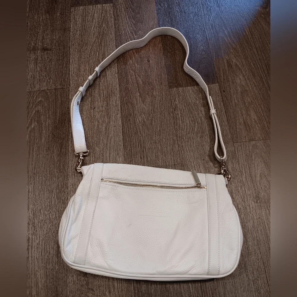Tory Burch Amanda Foldover Convertible Crossbody Cream